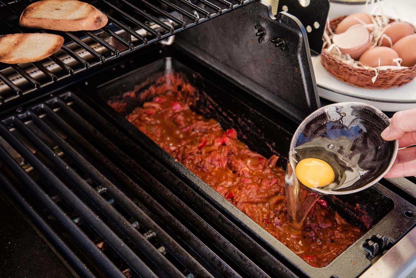 Jajka na grillu